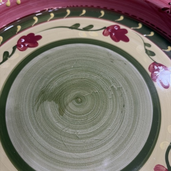 Fleuron Gabriella Romancing Provence Collection 9" Round Dinner Lunch Plate - Picture 3 of 9